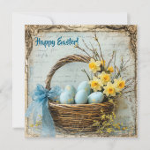 イースターのクラシックなグリーティングカード シーズンカード (正面)