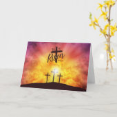 イースターのグリーティングカード カード (黄色い花)