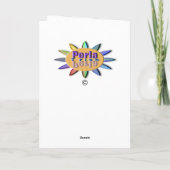 イースターのグリーティングカード シーズンカード (裏面)