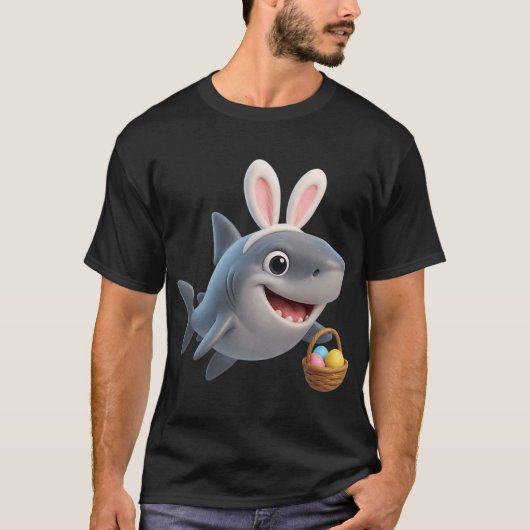 イースターのグリーンランドザメ Tシャツ (正面)