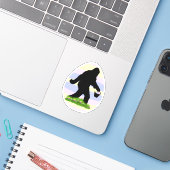 イースターのサスクワッチ シール (ノートパソコンとiPhone)