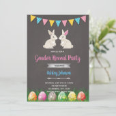 イースターのジェンダーリビールの招待カード 招待状 (スタンド正面)