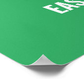 イースターのセールカスタマイズスのサイン、テキスト小売 ポスター (角)