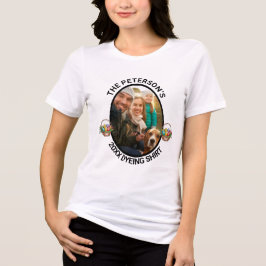 イースターのダジャレ | 2025年カスタムファミリーフォト イースターエッグ染めTシャツ トライブレンドＴシャツ