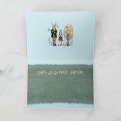 イースターのダッパーを！（イースターカード） サンキューカード (内部)