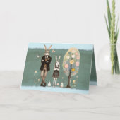 イースターのダッパーを！（イースターカード） サンキューカード (正面)