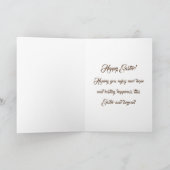 イースターのノートカード「彼を信じる」 ノートカード (内部)