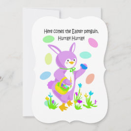 イースターのペンギンがやってきた！ホリデーカード シーズンカード