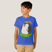 イースターのペンギン鉱夫 Tシャツ (正面フル)