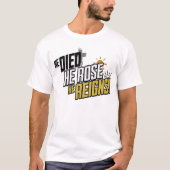 イースターのメッセージ - 彼は死に、復活し、支配する  Tシャツ (正面)