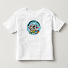 イースターのユルい時間 うさぎたちと一緒に トドラーTシャツ