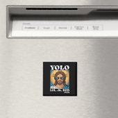 イースターのユーモア YOLO LOL JK BRB イエス様 面白い マグネット (インサイチュ (食洗機))
