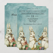 イースターのランチと卵の宝探し ヴィンテージうさぎ