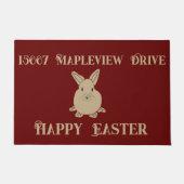 イースターの住所 ドアマット (正面)