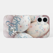 イースターの優しい喜びとフローラ iPhone 16ケース (裏面横)