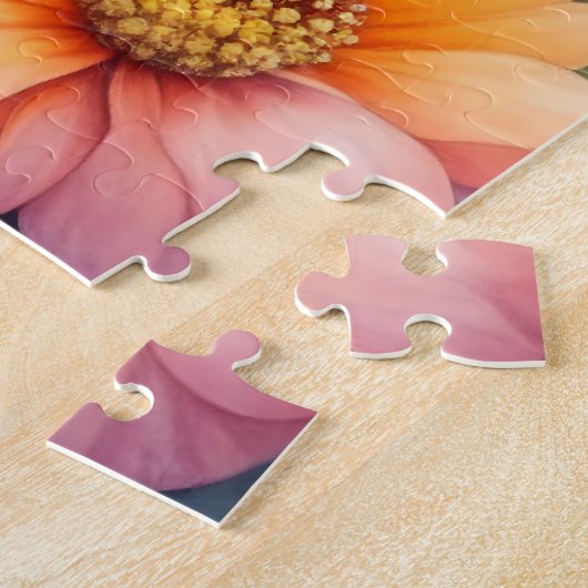 イースターの優しい祝福 ヴィンテージ ウサギ  ジグソーパズル (側面)