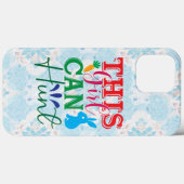 イースターの冒険 ウサギと一緒 - この女は獲物を捕まえられる Case-Mate iPhoneケース (裏面 (横))