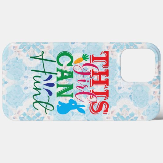 イースターの冒険 ウサギと一緒 - この女は獲物を捕まえられる Case-Mate iPhoneケース (裏面 (横))