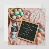 イースターの刺激的な妊娠の発表 シーズンカード (正面)