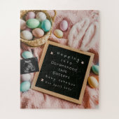 イースターの刺激的な妊娠の発表 ジグソーパズル (縦)