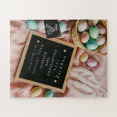 イースターの刺激的な妊娠の発表 ジグソーパズル (横)