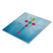 イースターの卵が交差する タイル (側面)