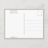 イースターの卵とヴィンテージの子ども ポストカード (裏面)