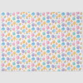 イースターの卵と雛のパターン |パステルの色 薄葉紙 (正面)
