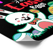 イースターの卵のためにパパを交換する ポスター (角)