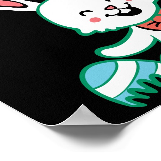 イースターの卵のためにパパを交換する ポスター (角)