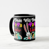 イースターの卵のためにパパを交換する マグカップ (正面左)