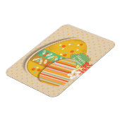 イースターの卵のシンボル付きグリーティングカード マグネット (左側)