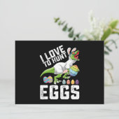 イースターの卵をさがすのが好き！恐竜ＴＲＥＸ 招待状 (スタンド正面)