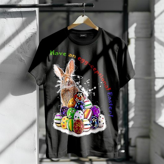 イースターの卵を持って!イースターバニーエッグ Tシャツ