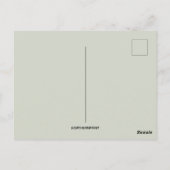 イースターの卵を持つ車のヴィンテージのバンニー ポストカード (裏面)