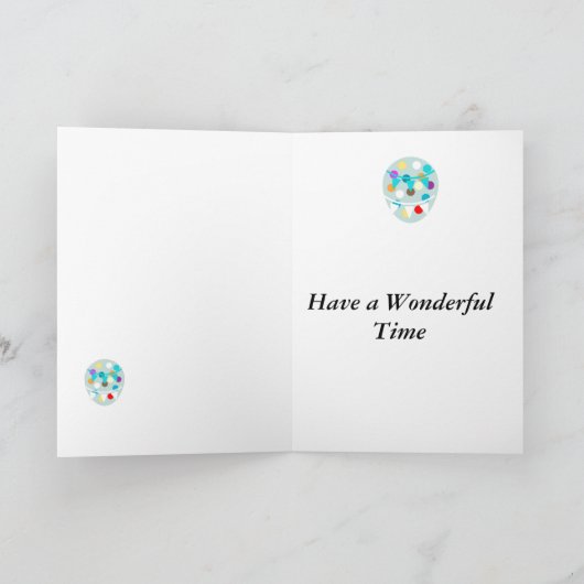 イースターの卵を編集可能に保持かわいいグレーハムスター カード (内部)