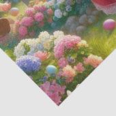 イースターの卵狩りをする子供たち 薄葉紙 (詳細)