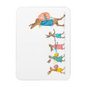 イースターの卵狩り 冷蔵庫マグネット マグネット (縦)