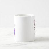 イースターの可愛いイースターについてのイースターパンの引用 楽しい コーヒーマグカップ (中央)