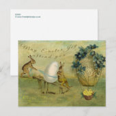 イースターの喜びがあなたに出席して シーズンポストカード (正面/裏面)