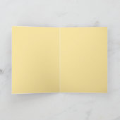 イースターの喜びと春の魔法 カード (内部)