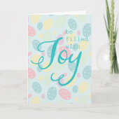 イースターの喜びの挨拶 カード (正面)