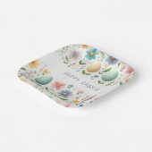 イースターの喜びの花 ペーパープレート (傾斜あり)