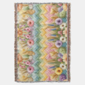 イースターの喜び スローブランケット (正面縦)