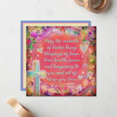 「イースターの奇跡」Inspirivity ノートカード (正面/裏面インサイチュ)