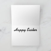 イースターの子ウサギたち カード (内部)