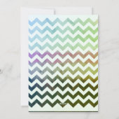 イースターの子ウサギとヒナのフラットホリデーカード シーズンカード (裏面)