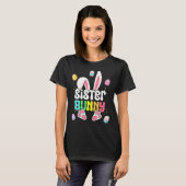 イースターの家族おそろいコーデ 妹 バニー Tシャツ (正面フル)