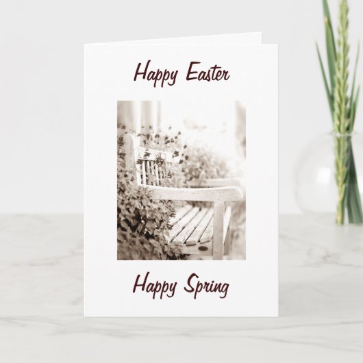 イースターの家族への恵み シーズンカード (正面)