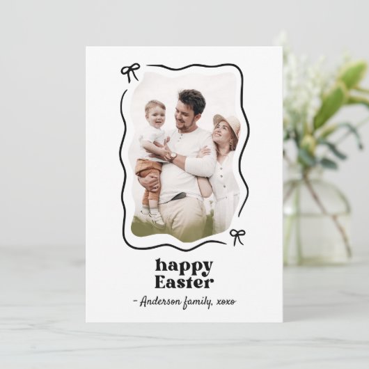 イースターの弓フレーム写真 シーズンカード (スタンド正面)